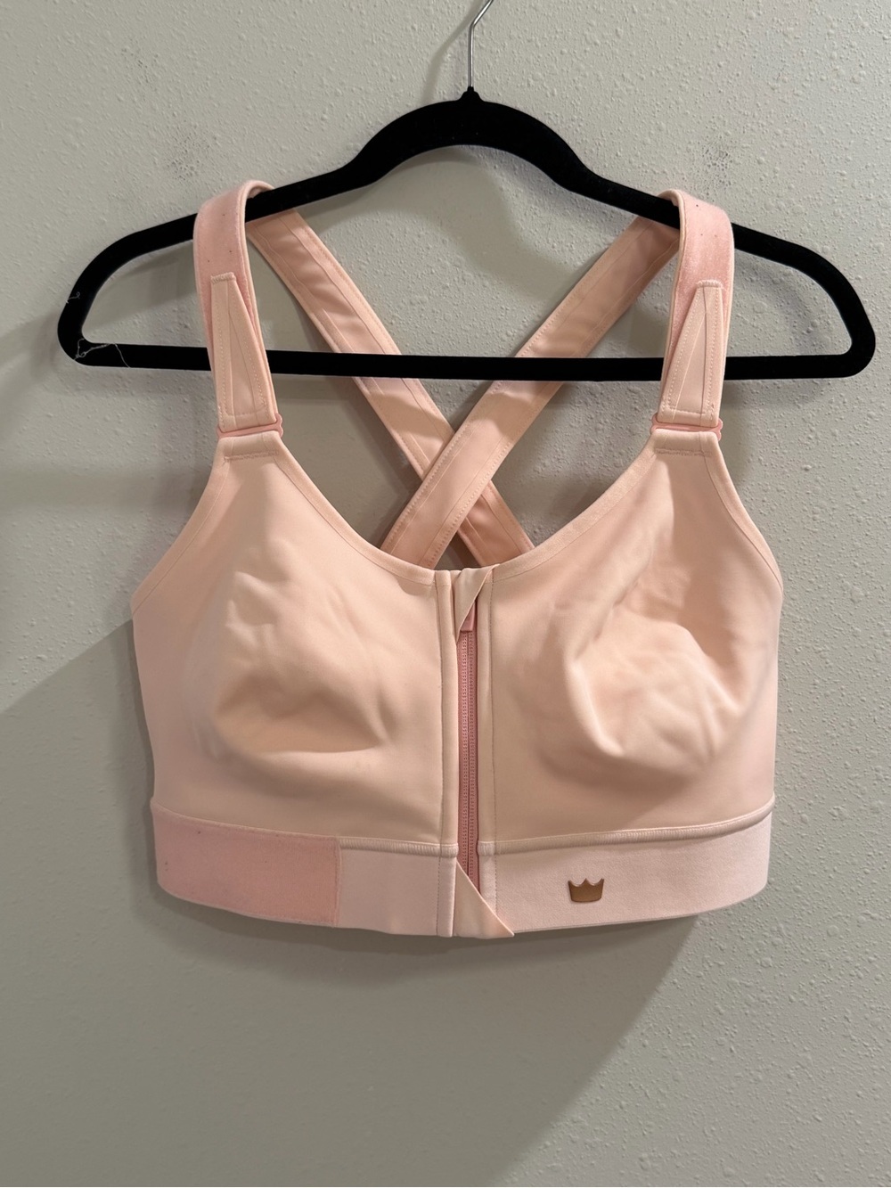 SHEFIT NWOT Size 2Luxe Blush Flex Sports Bra Medium Impact Support Adjustable